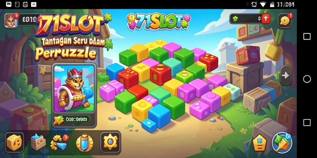 Tangkapan layar gameplay 171SLOT menampilkan puzzle yang menantang dan grafis menarik.