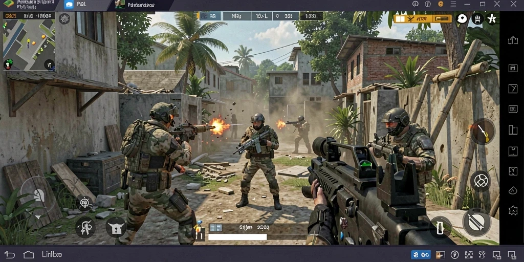Tampilan aksi mendebarkan dari gameplay FPS 33L.