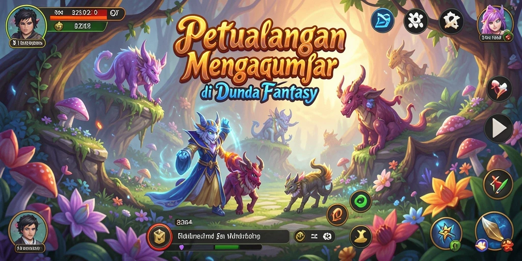 Screenshot gameplay 8364 yang menampilkan aksi petualangan yang mendebarkan.