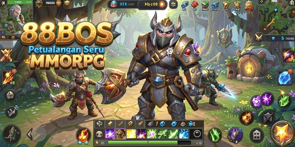 Tampilan gameplay 88BOS yang dinamis dan menyenangkan.