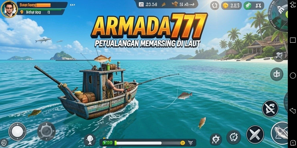 Tangkapan ikan besar dalam gameplay ARMADA777 yang menawan.