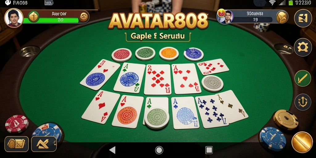 Tampilan gameplay seru di AVATAR808 dengan teman-teman.