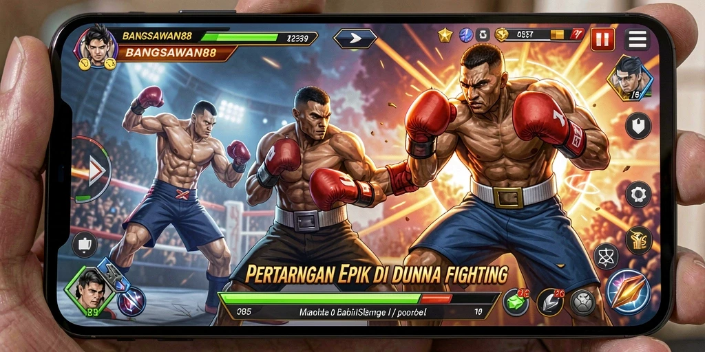 Tampilan gameplay <strong>BANGSAWAN88</strong> yang intens dan mendebarkan.