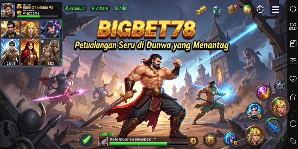 Gameplay seru di dunia penuh petualangan BIGBET78.