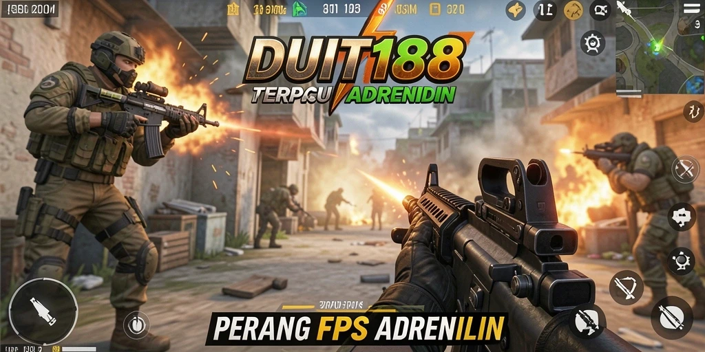 Tampilan aksi epik di gameplay DUIT188 yang mendebarkan.