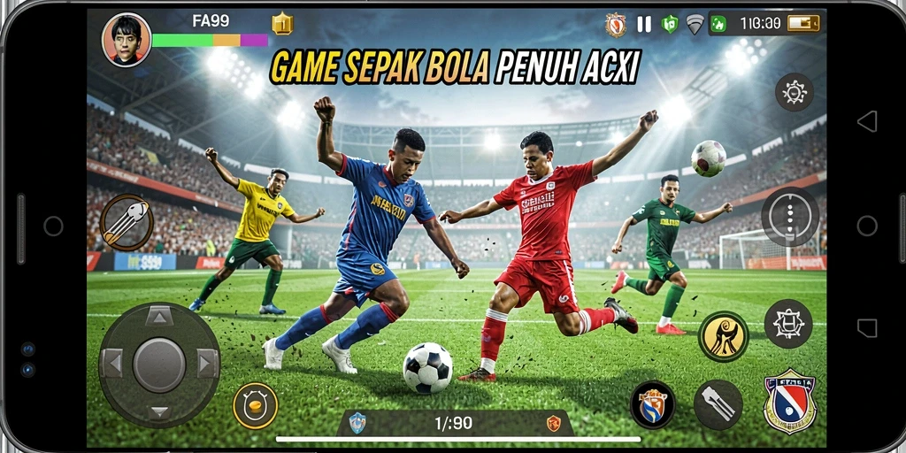 Tampilan gameplay FA99 yang penuh aksi dan tantangan.