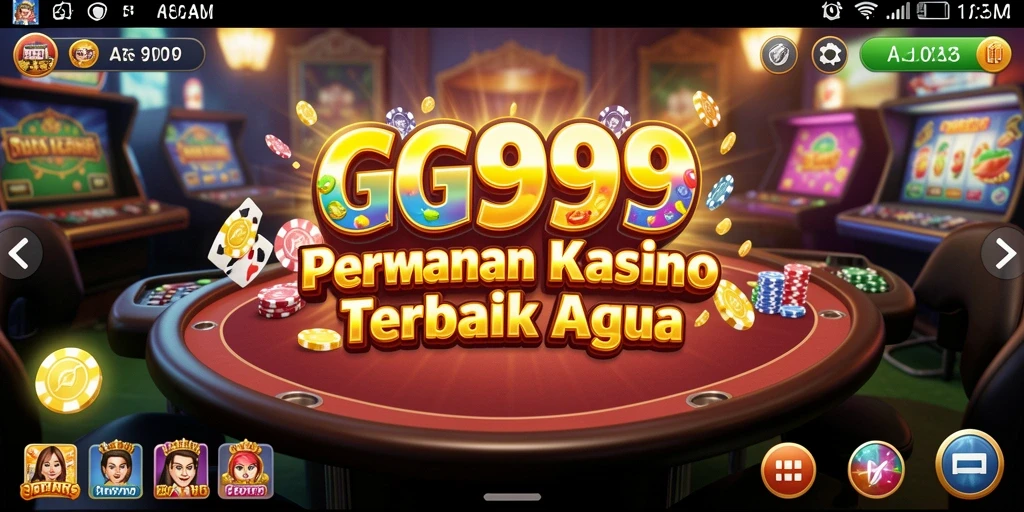 Gameplay seru GG999 dengan berbagai pilihan permainan Kasino.