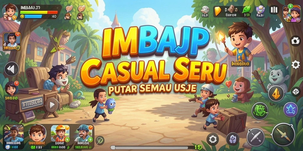 Tangkapan layar gameplay IMBAJP yang menunjukkan keseruan bermain Casual.