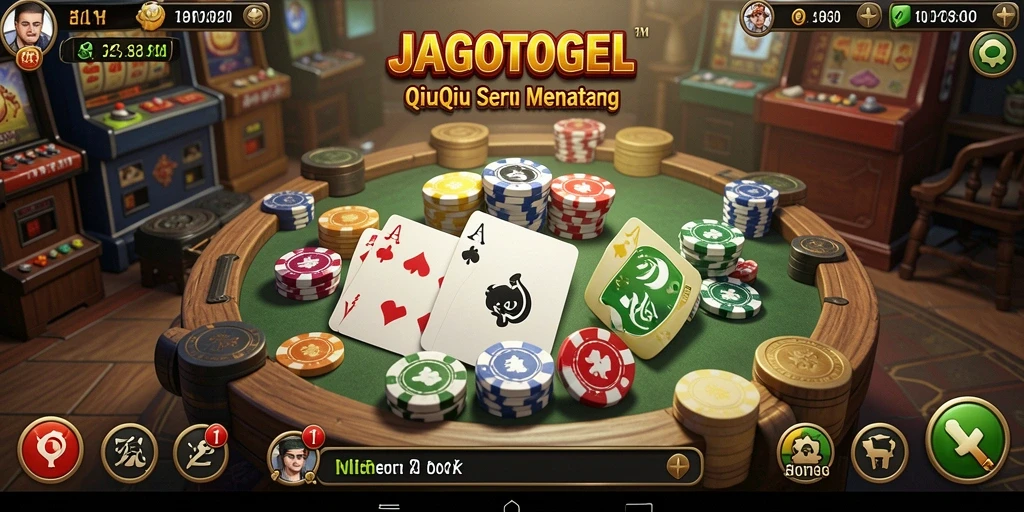 Screenshot gameplay QiuQiu yang mendebarkan.