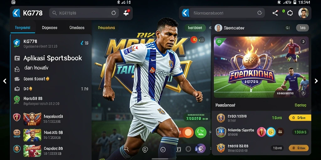 Tampilan gameplay menarik dari aplikasi Sportsbook KG778.