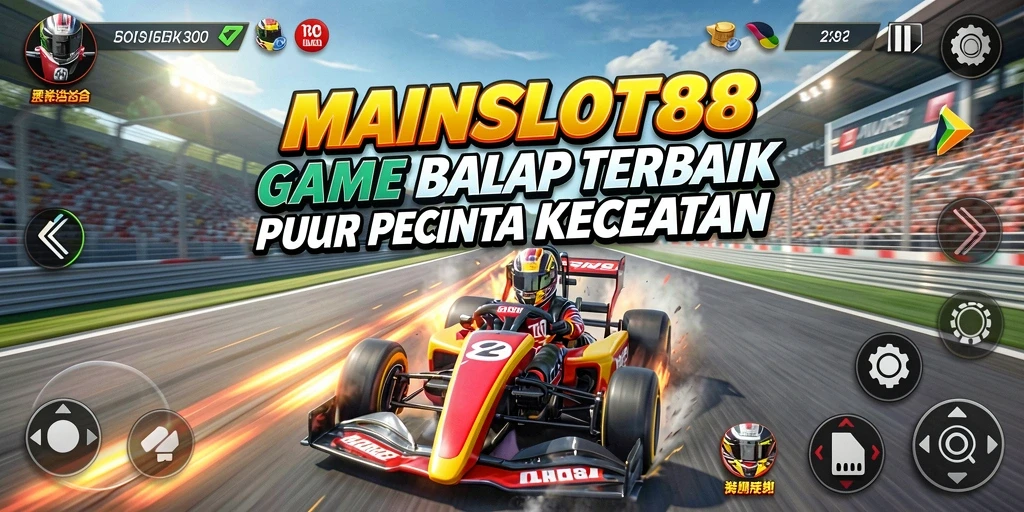 Tangkapan layar dari gameplay balap seru di MAINSLOT88.