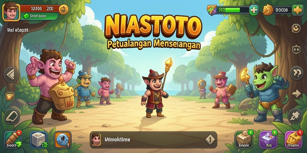 Gameplay menarik dari NIASTOTO di layar ponsel.