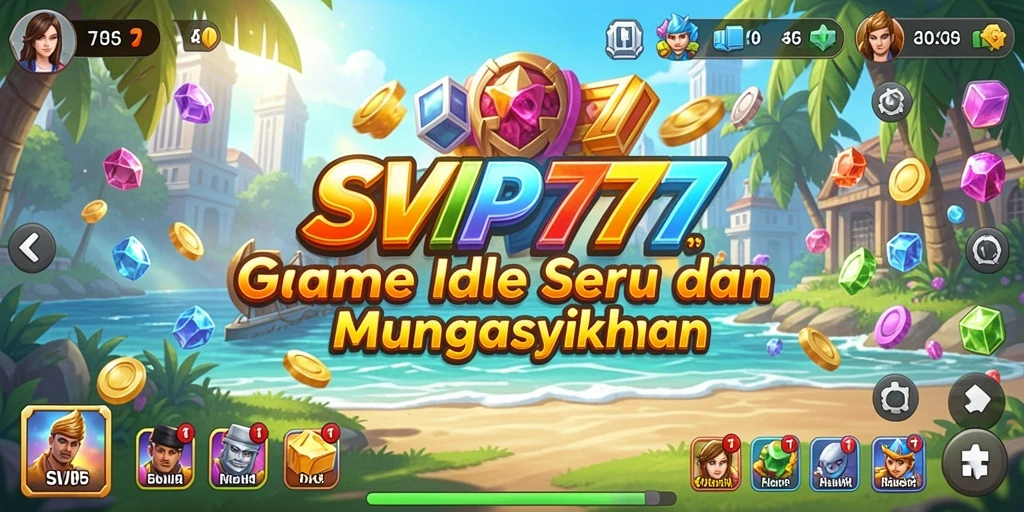 Tampilan gameplay SVIP777 yang menarik dan penuh warna.