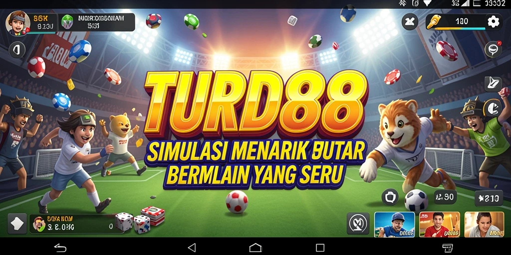 Screenshot utama TURBO88 menampilkan gameplay menarik yang penuh warna.